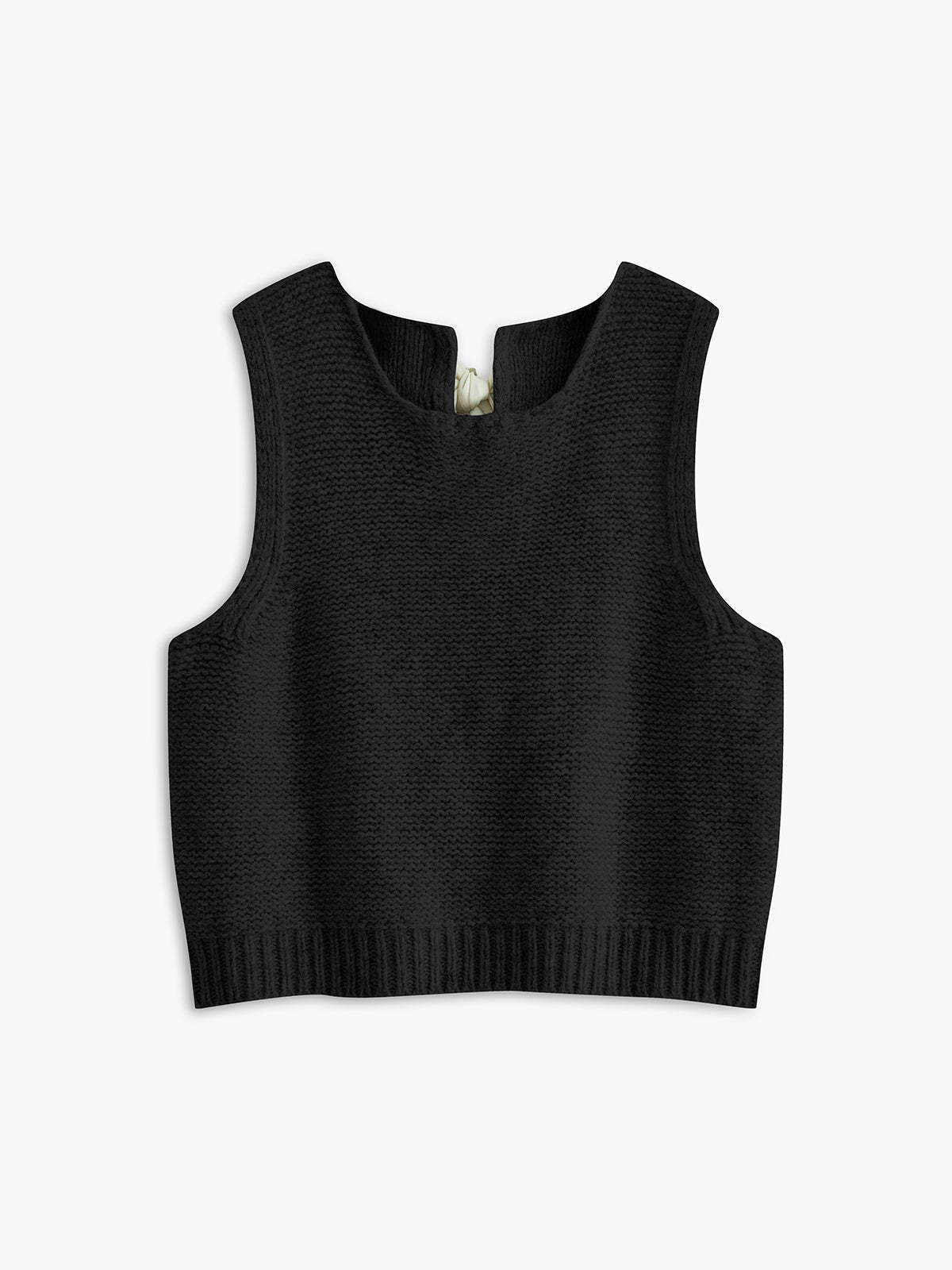 Knit Bow Back Top