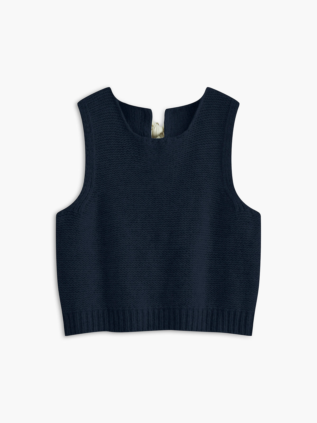Knit Bow Back Top