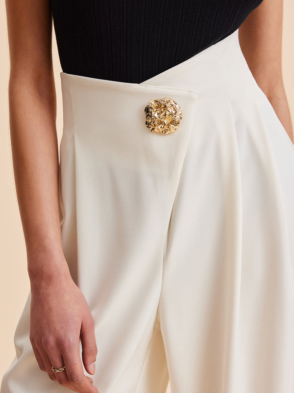 Luna Grace Wide-Leg Trousers