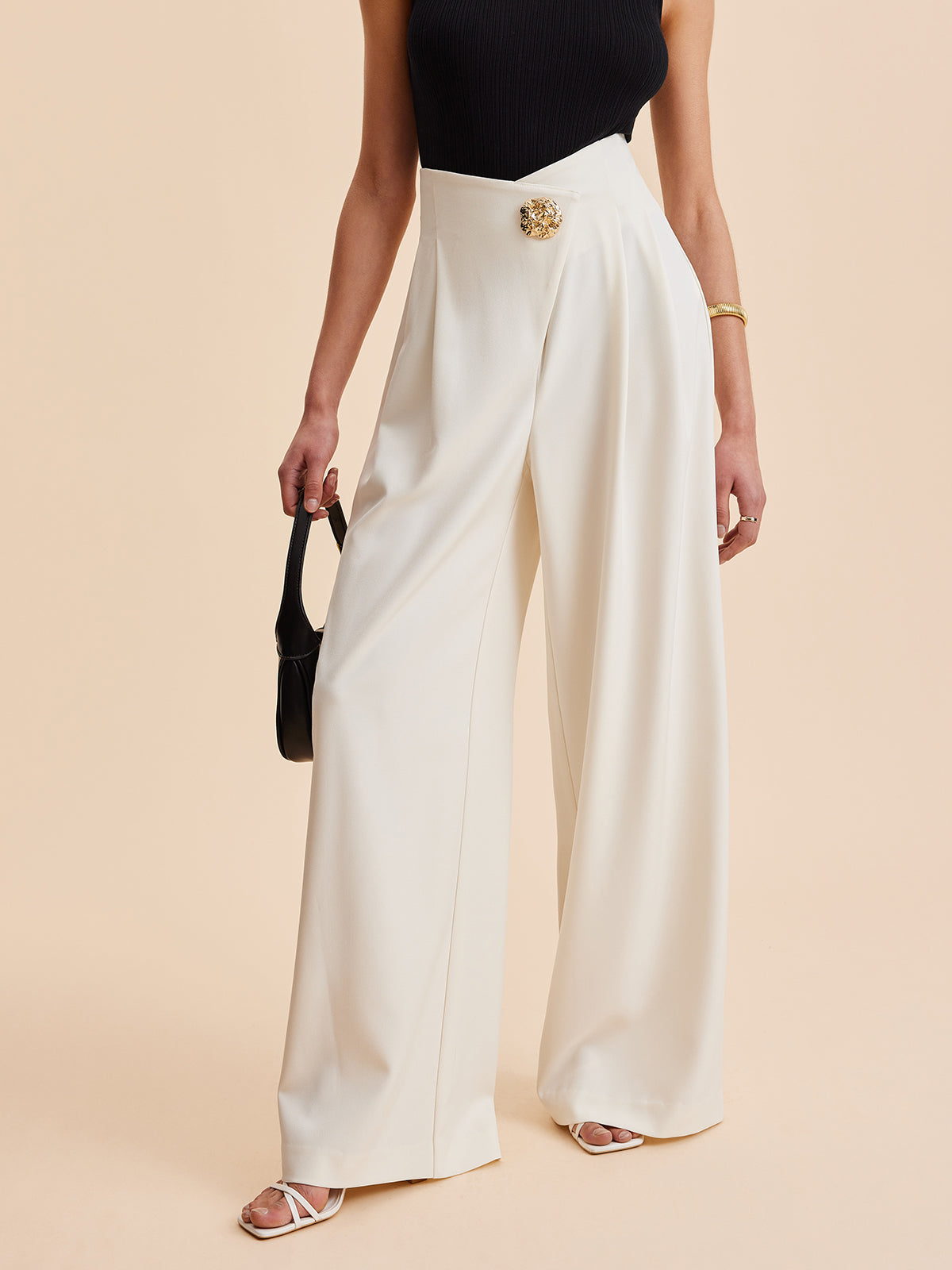Luna Grace Wide-Leg Trousers