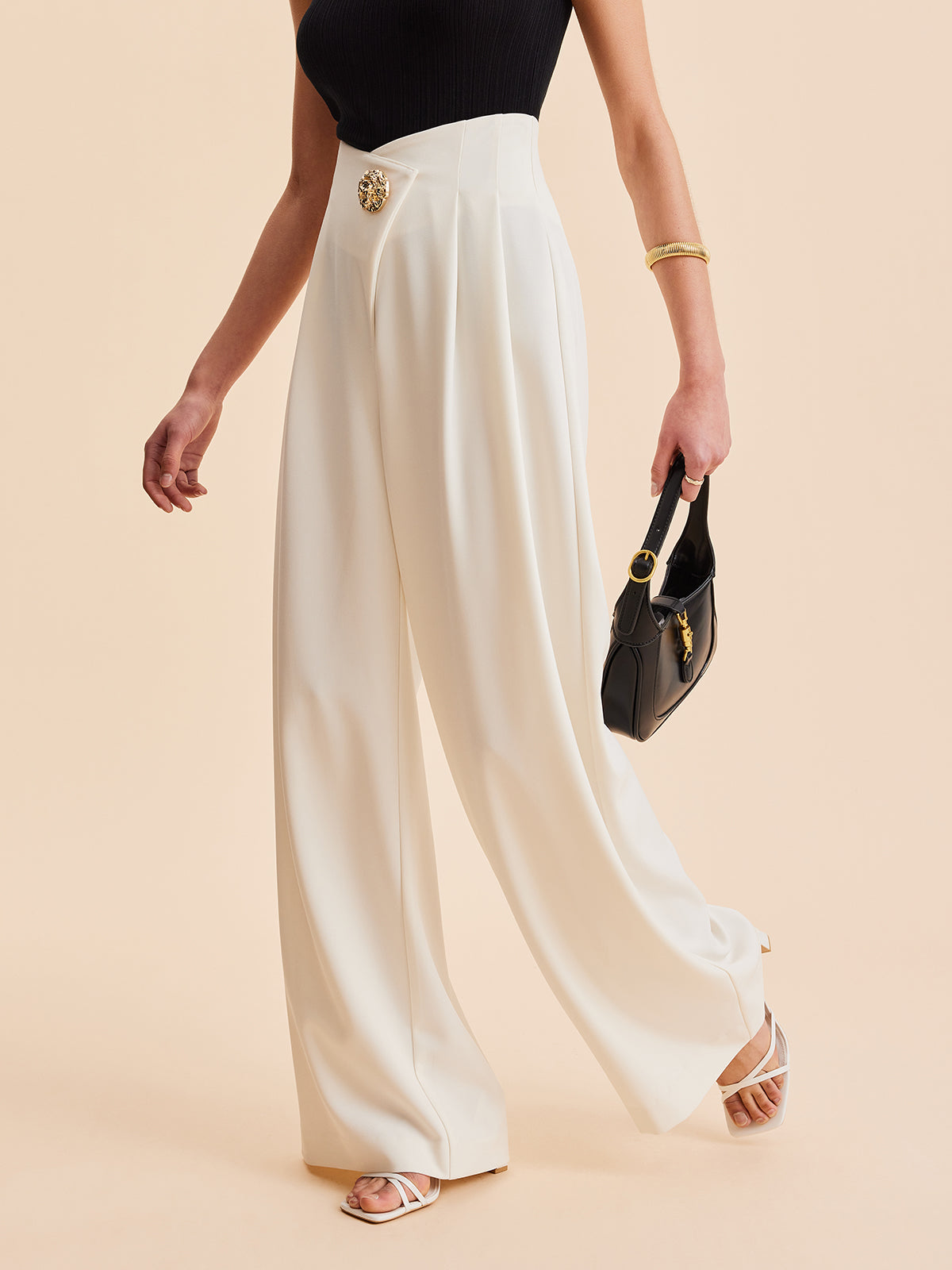 Luna Grace Wide-Leg Trousers