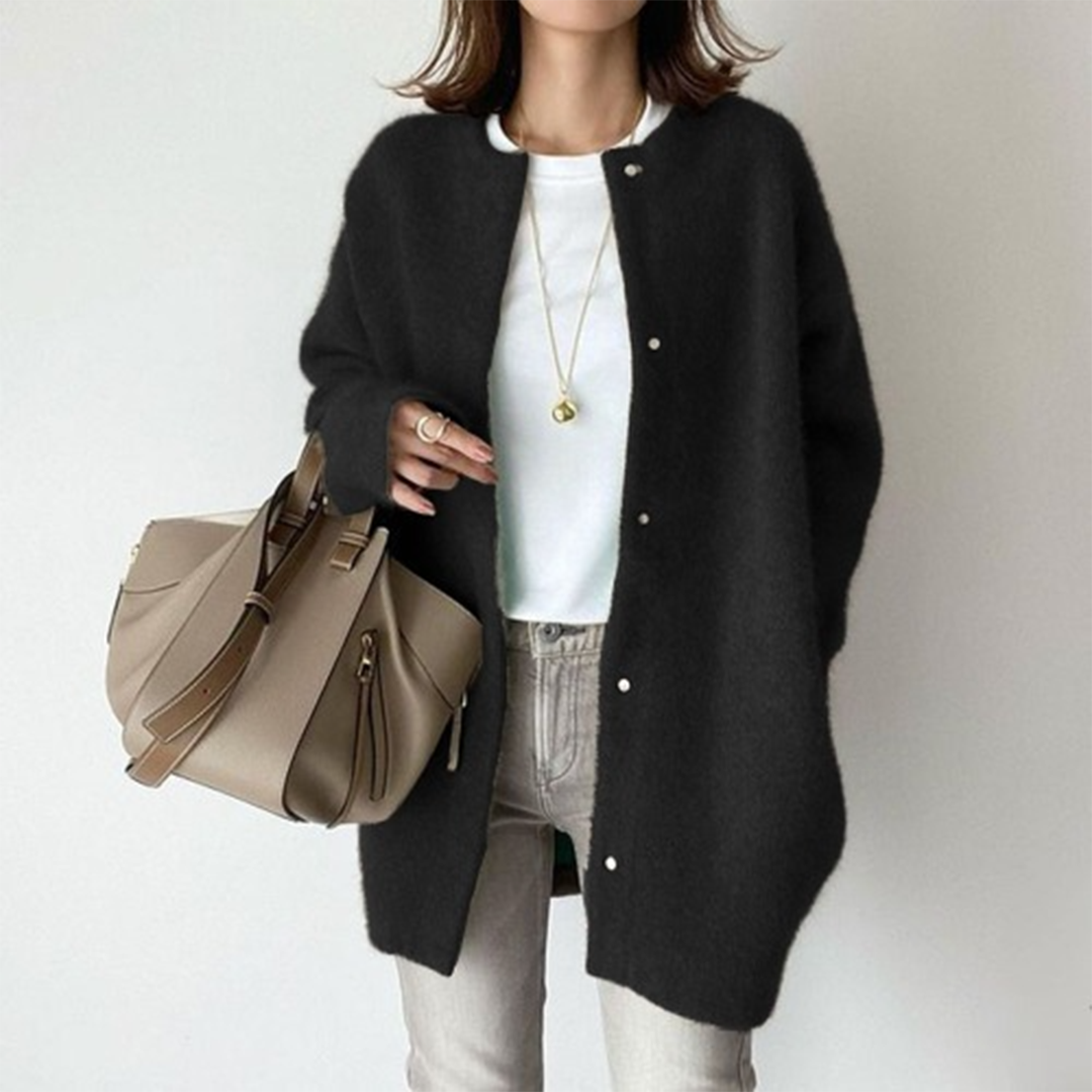 Willowmist Brushed Wool Cardigan
