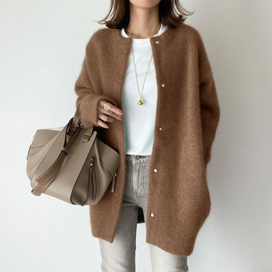 Willowmist Brushed Wool Cardigan