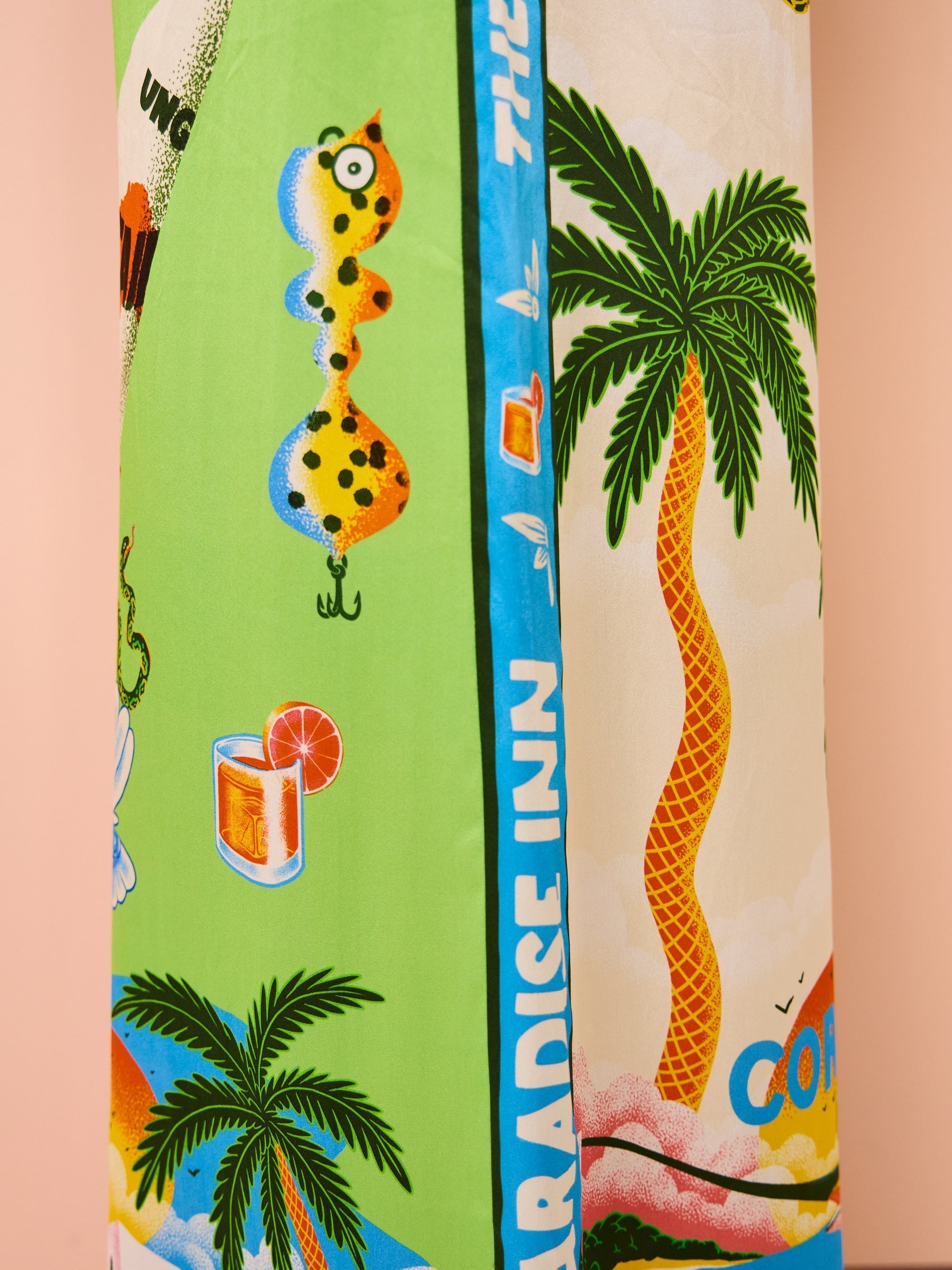 Tropicana Postcard Two-Piece Set