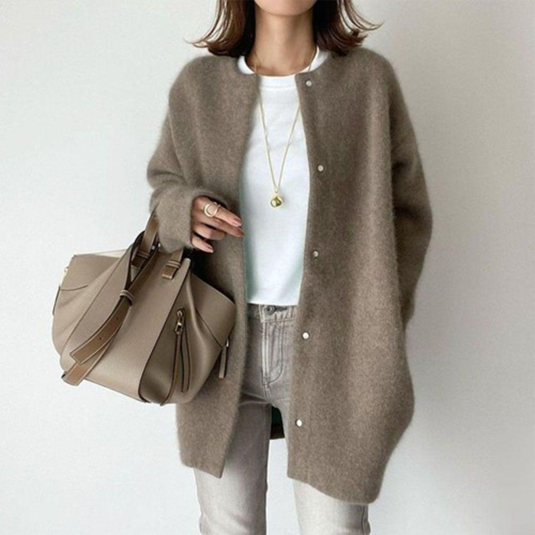 Willowmist Brushed Wool Cardigan
