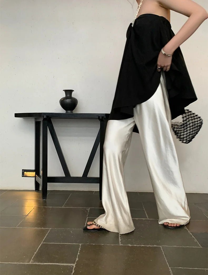 Isla Satin Wide Leg Pants