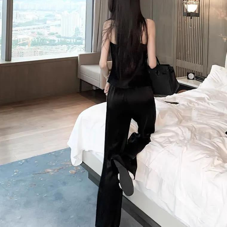 Isla Satin Wide Leg Pants
