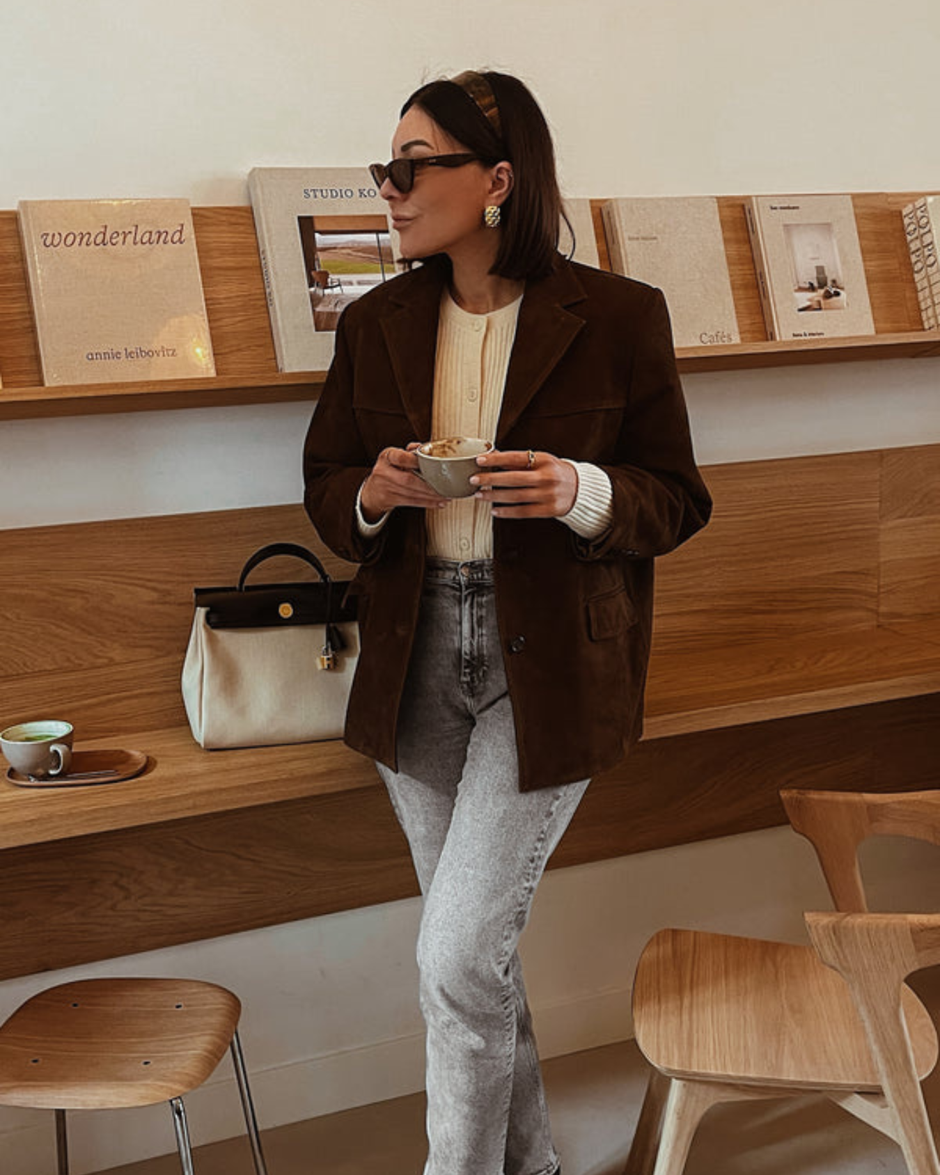 Sable Crest Suede Blazer