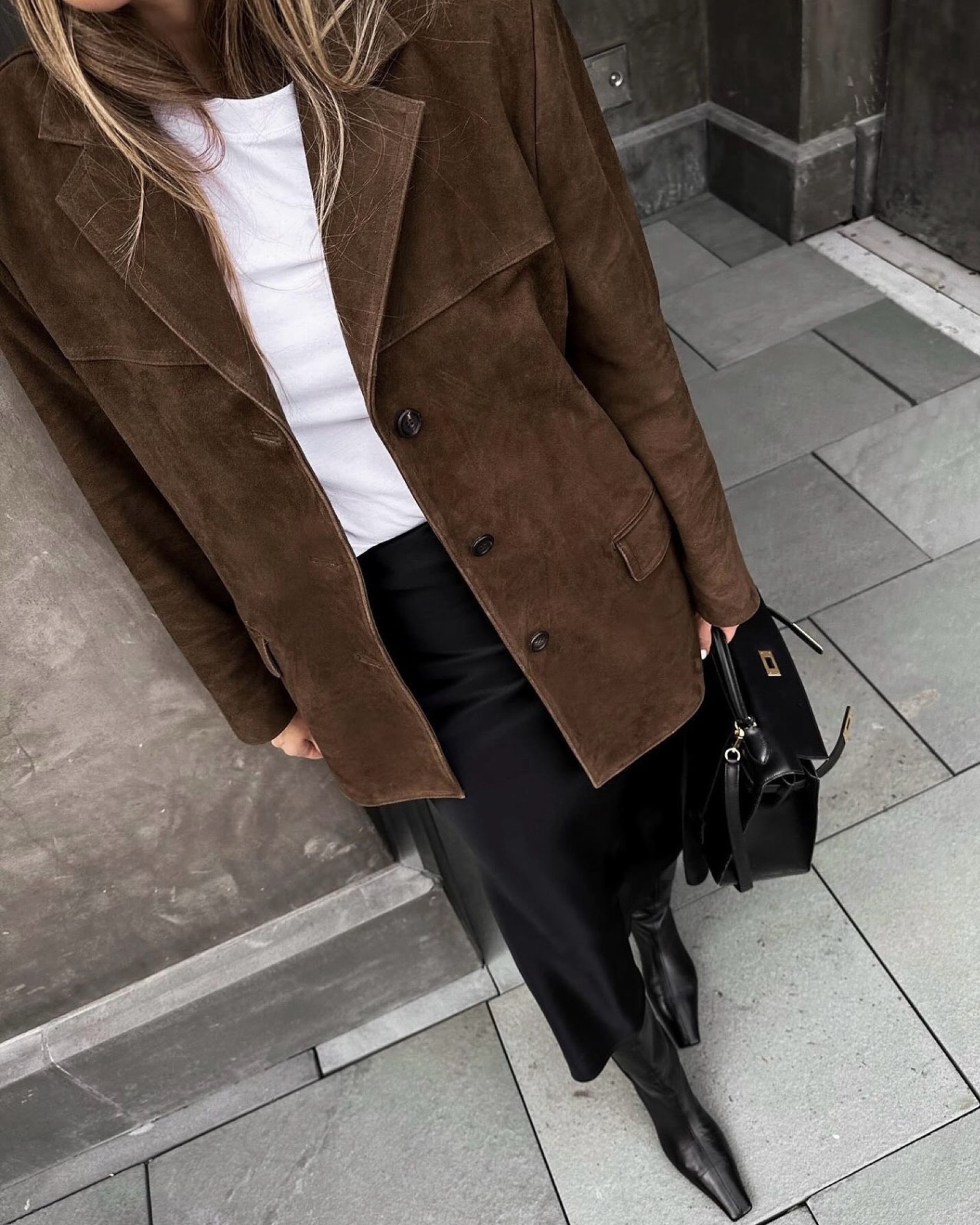 Sable Crest Suede Blazer