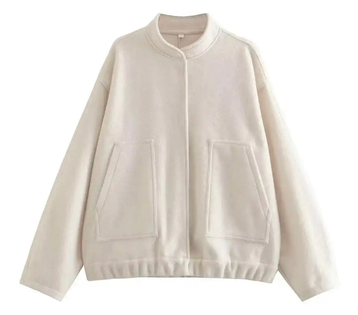 Paddington Plush Snap Front Jacket