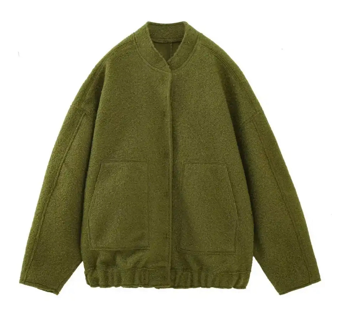 Paddington Plush Snap Front Jacket