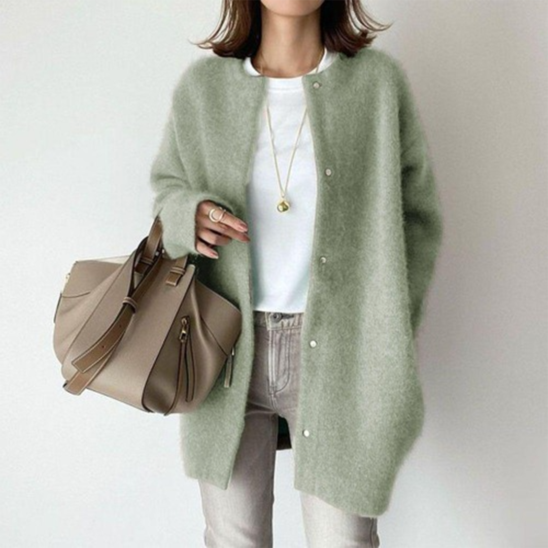 Willowmist Brushed Wool Cardigan