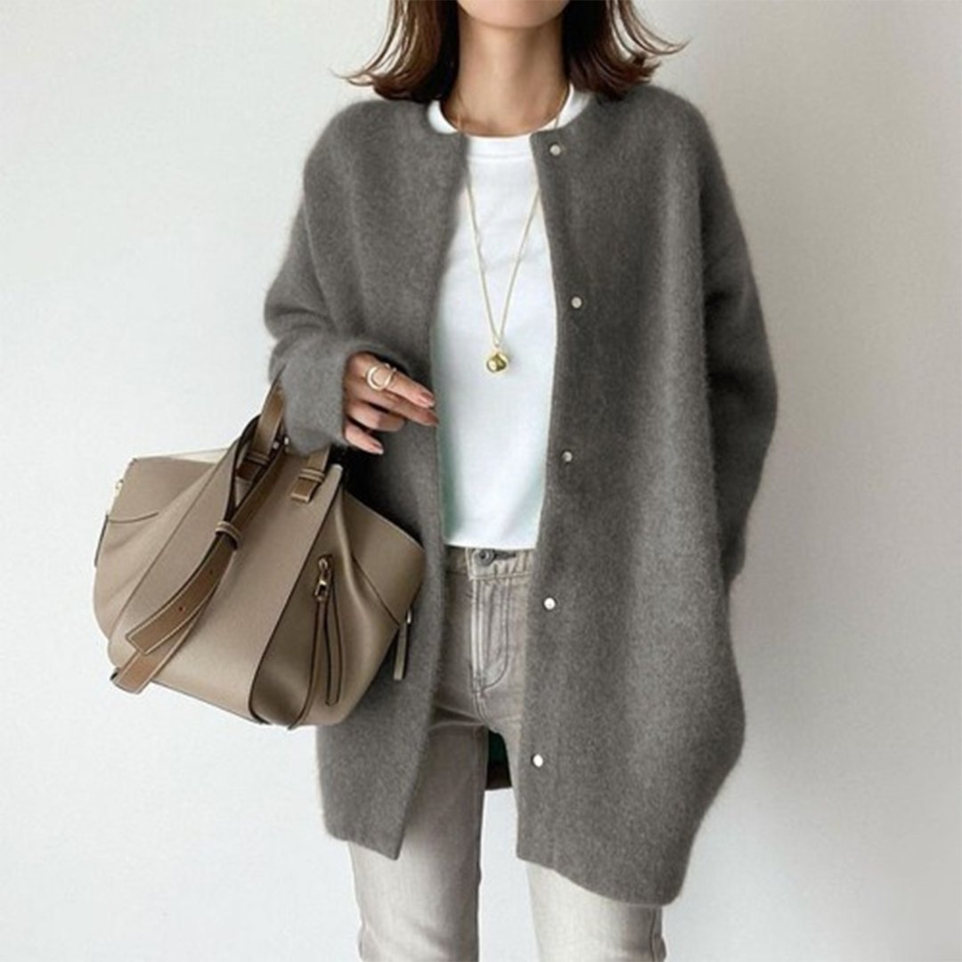 Willowmist Brushed Wool Cardigan