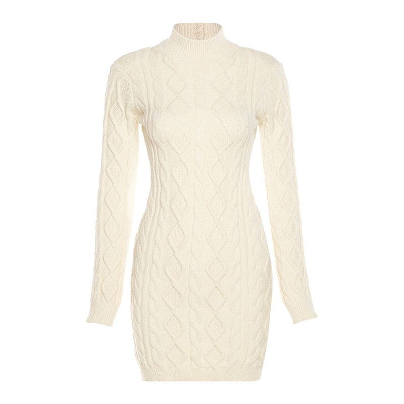 Untamed Allure Knit Mini Dress
