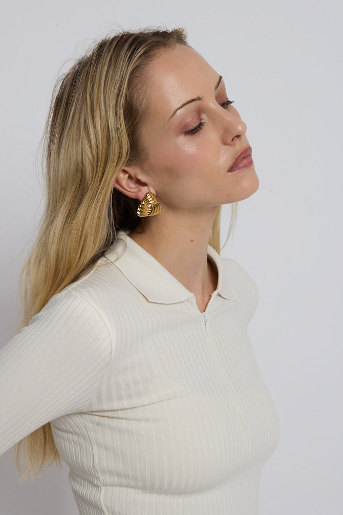 Golden Trinity Earrings