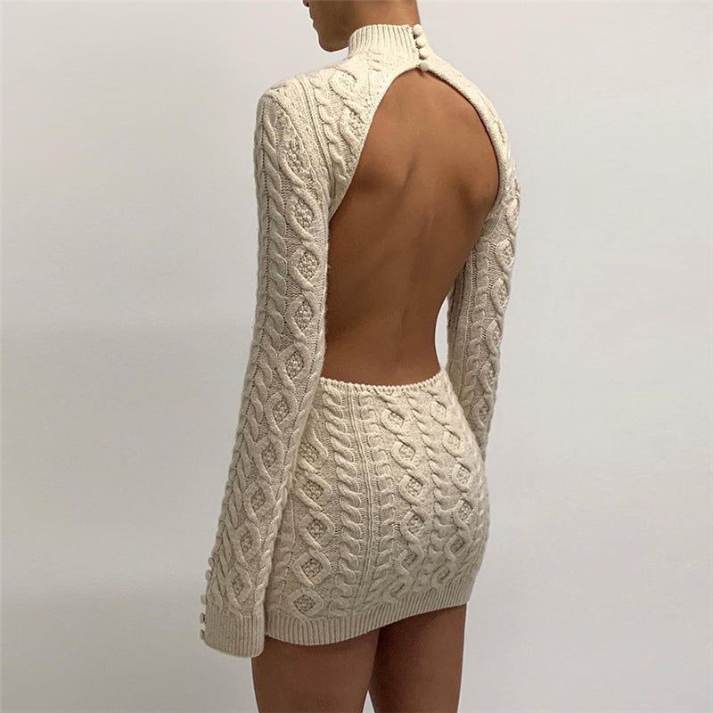 Untamed Allure Knit Mini Dress