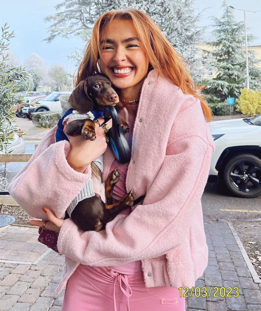 Paddington Plush Snap Front Jacket