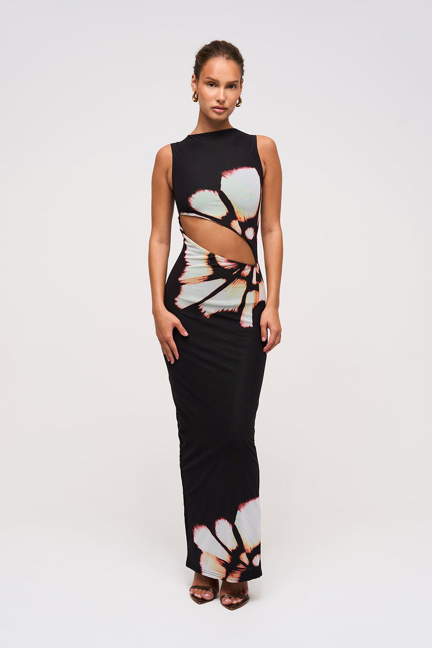 Nova Eclipse Cutout Maxi Dress