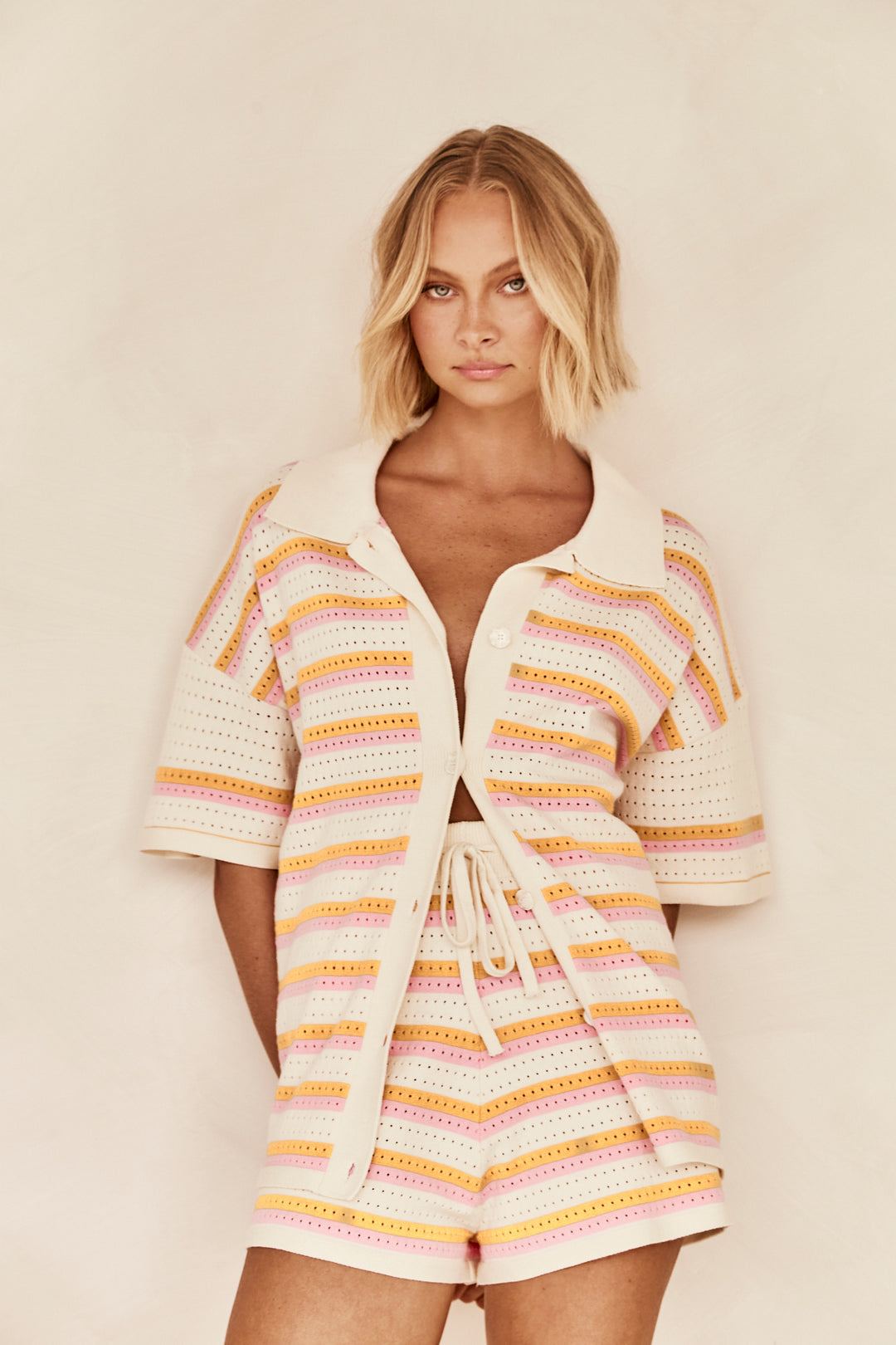 Sunstripe Knit Lounge Set