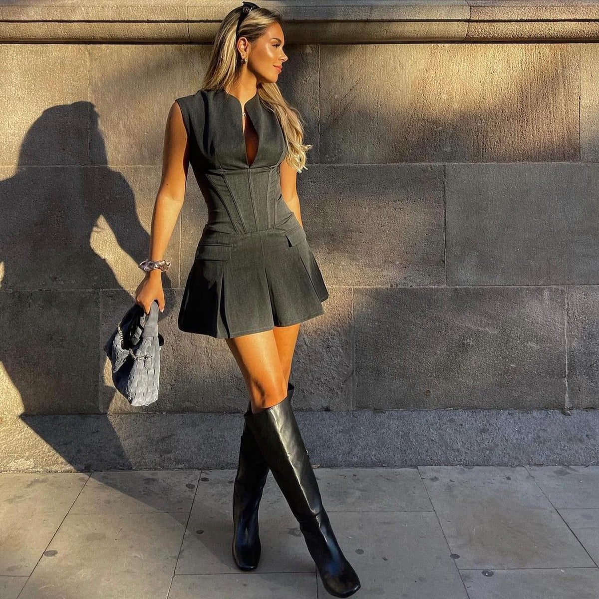 Monroe Structured Mini Dress