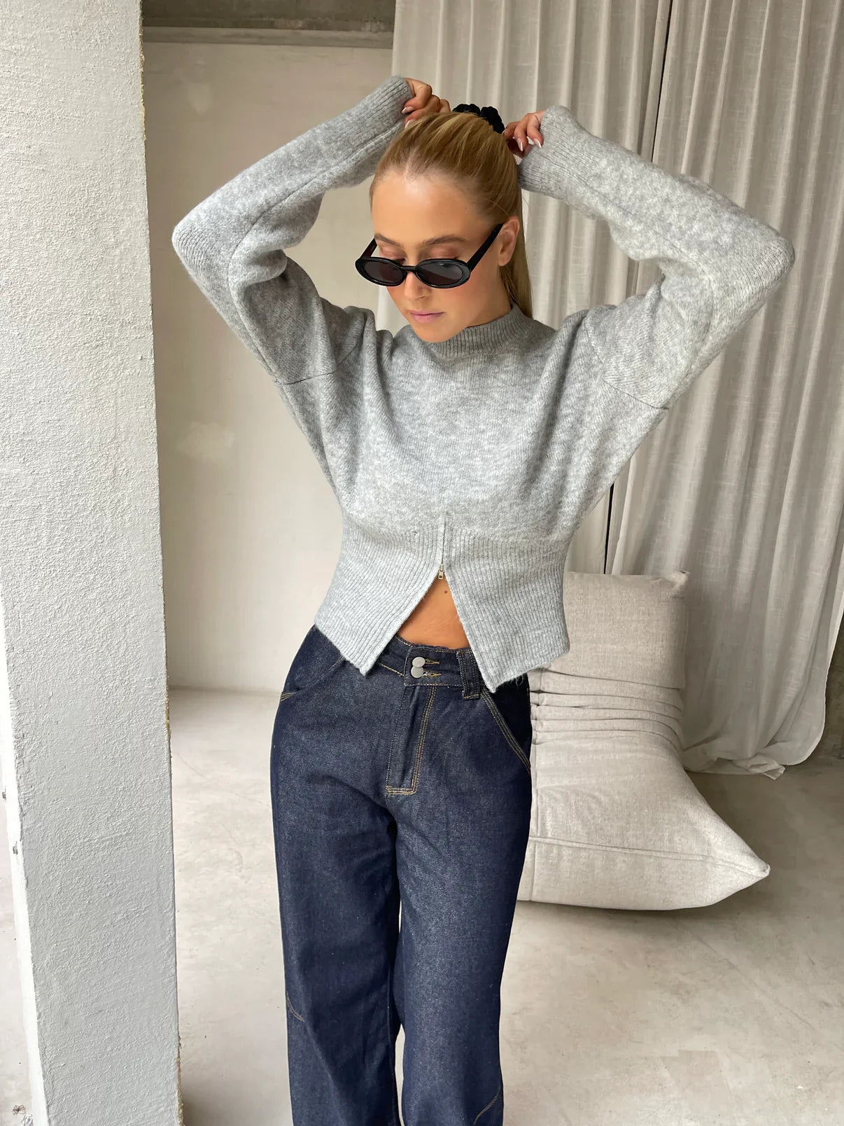Oslo Split Hem Knit Jumper