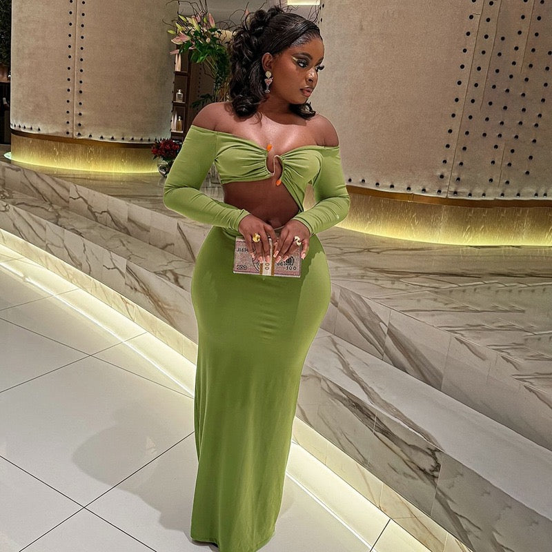 Saffira Cut-Out Maxi Dress