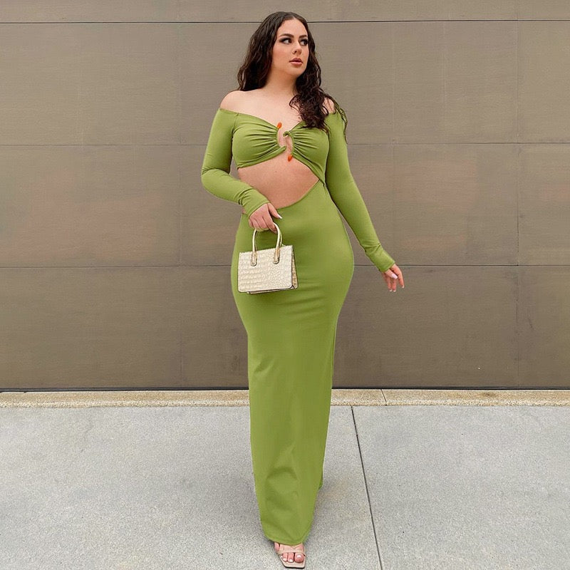Saffira Cut-Out Maxi Dress
