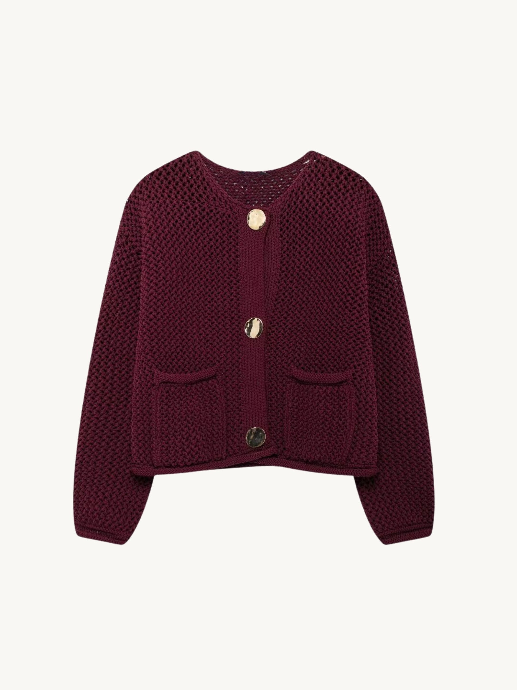 Clara Cove Textured Knit Cardigan