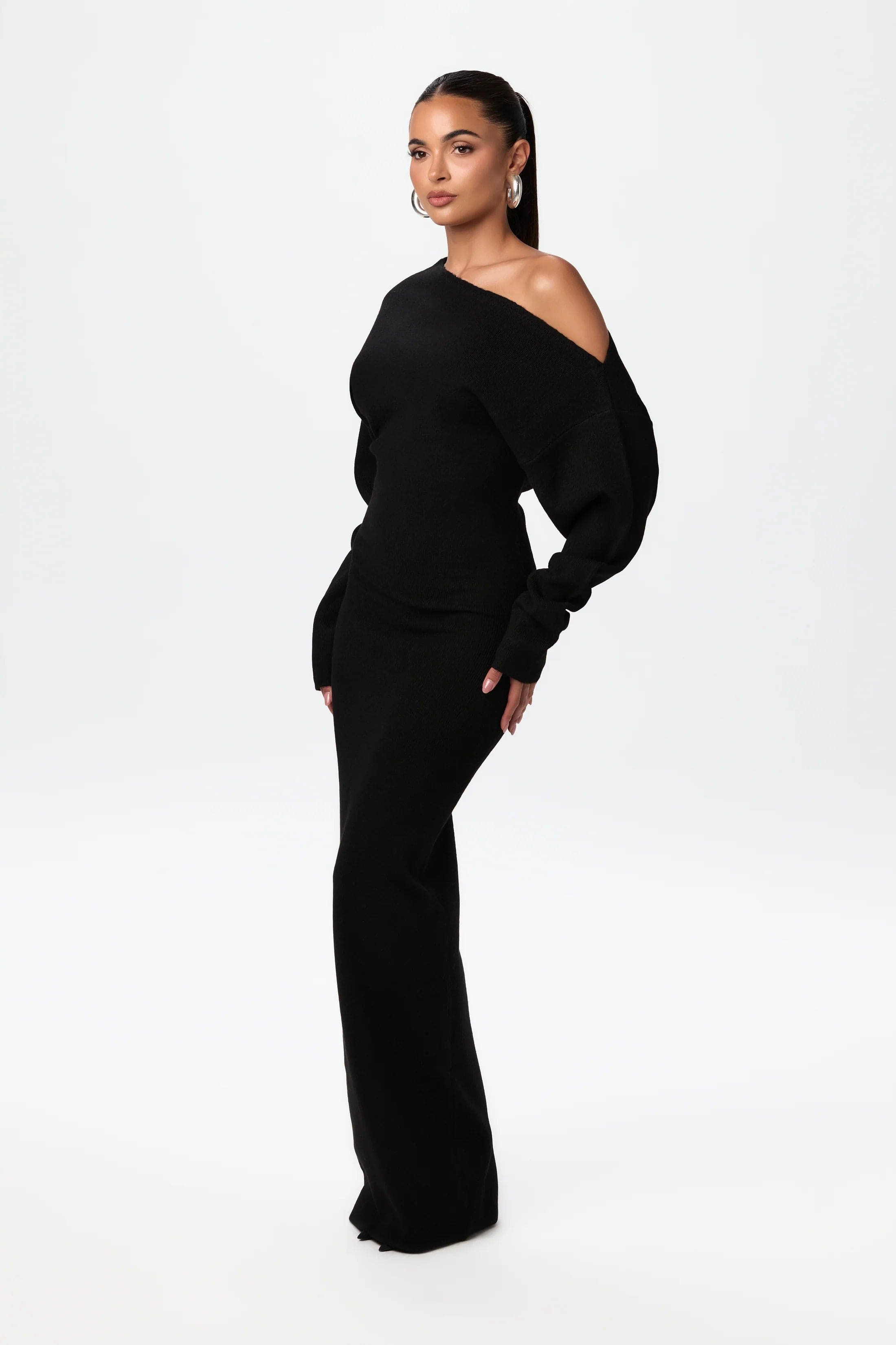Soft Authority Knit Maxi Dress