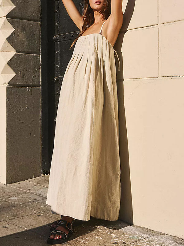 Sundown Air Pleated Maxi Dress