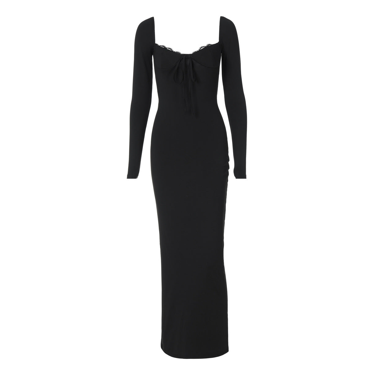 City Muse Long Sleeve Bodycon Maxi Dress