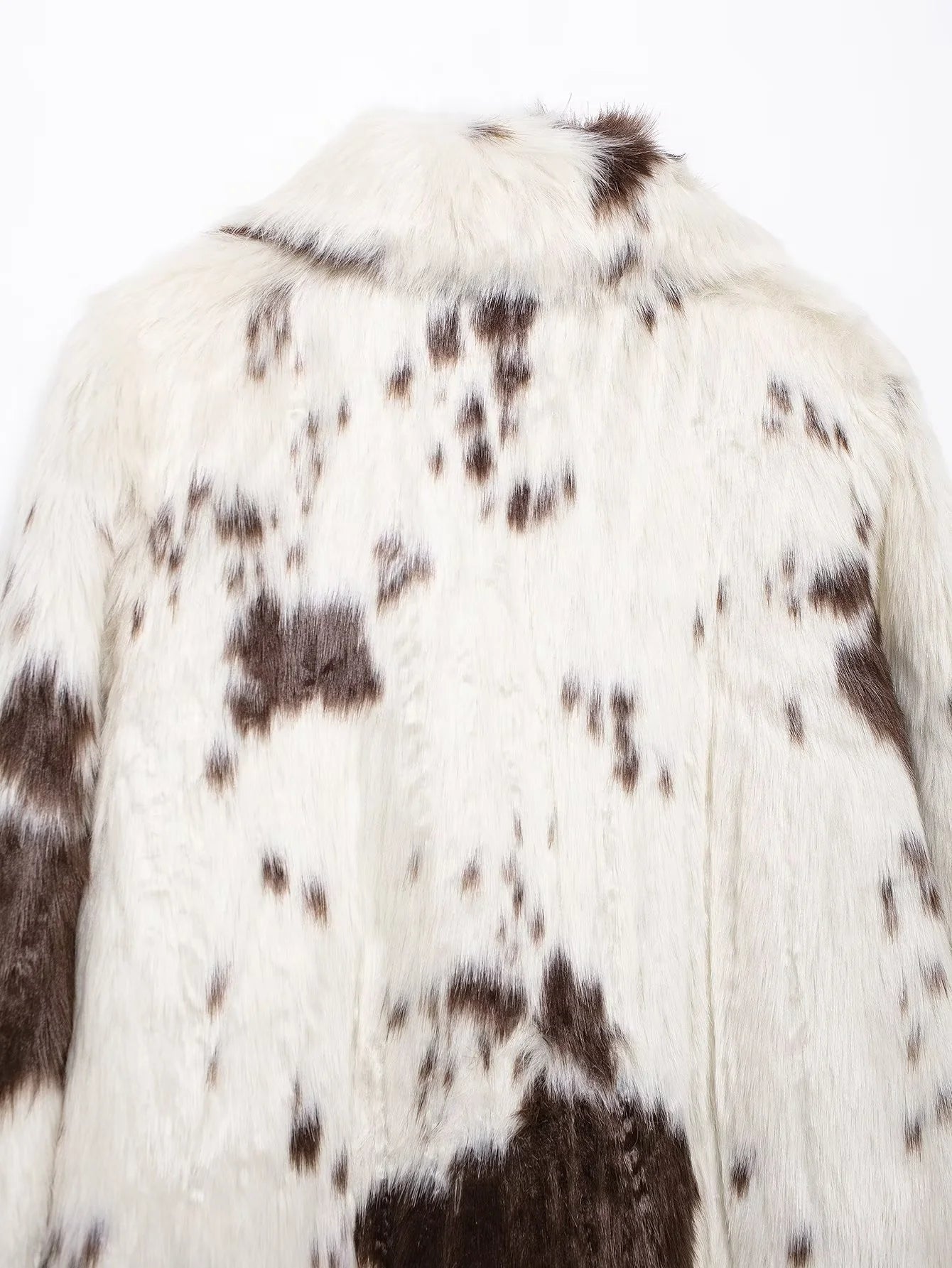 Dallas Faux Fur Cow Print Coat