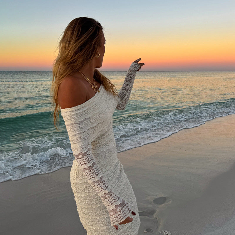 Selene Shores Lace Maxi Dress