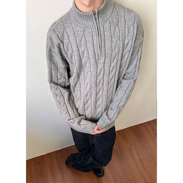 Ellroy Cable Zip Sweater