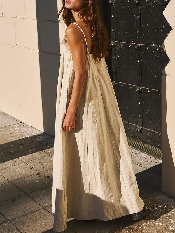 Sundown Air Pleated Maxi Dress