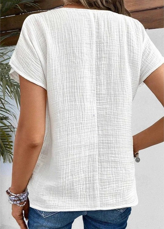 Bayshore Soft Collar Button Blouse
