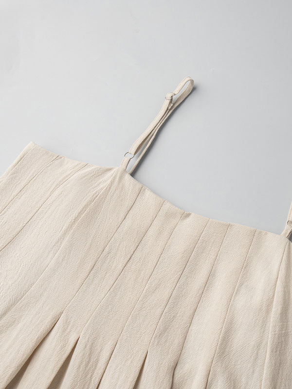 Sundown Air Pleated Maxi Dress