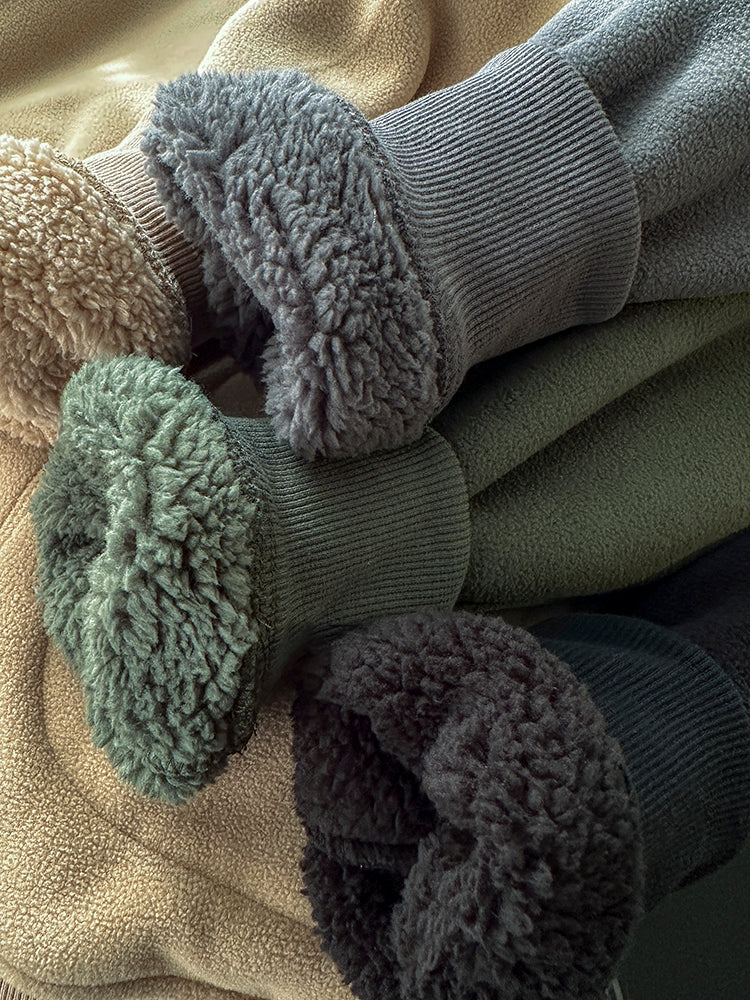Cozy Unisex Fleece Jacket - Warm Plush Inner Fabric - Fall and Winter Essential