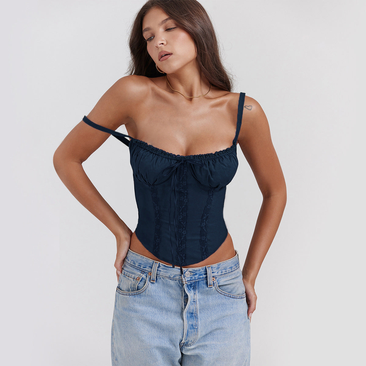 Espresso Lace Corset