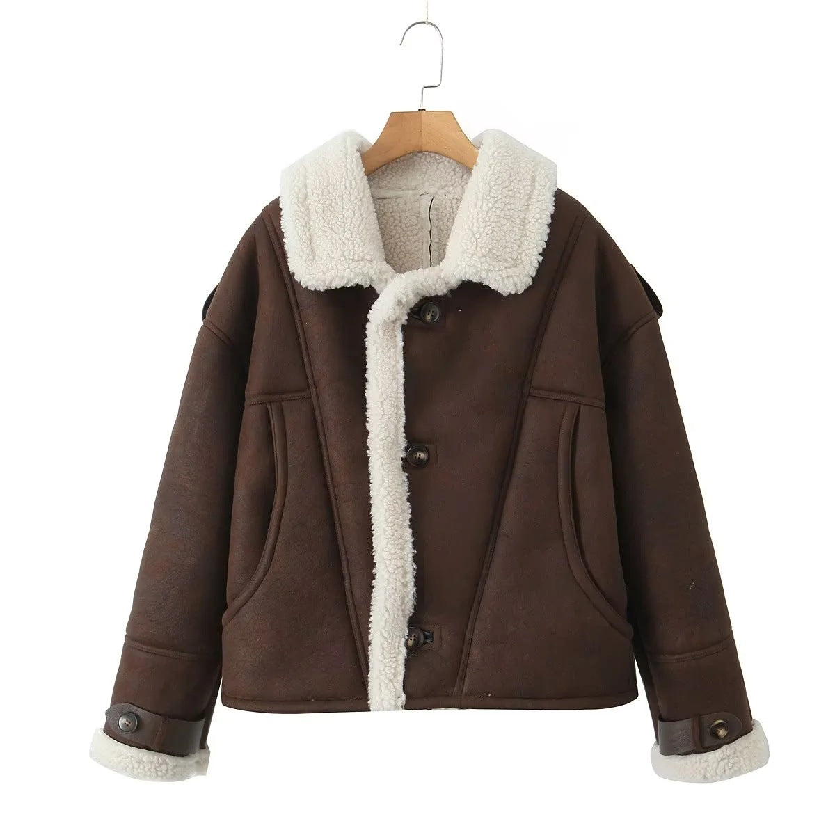 Sutton Shearling Aviator Jacket