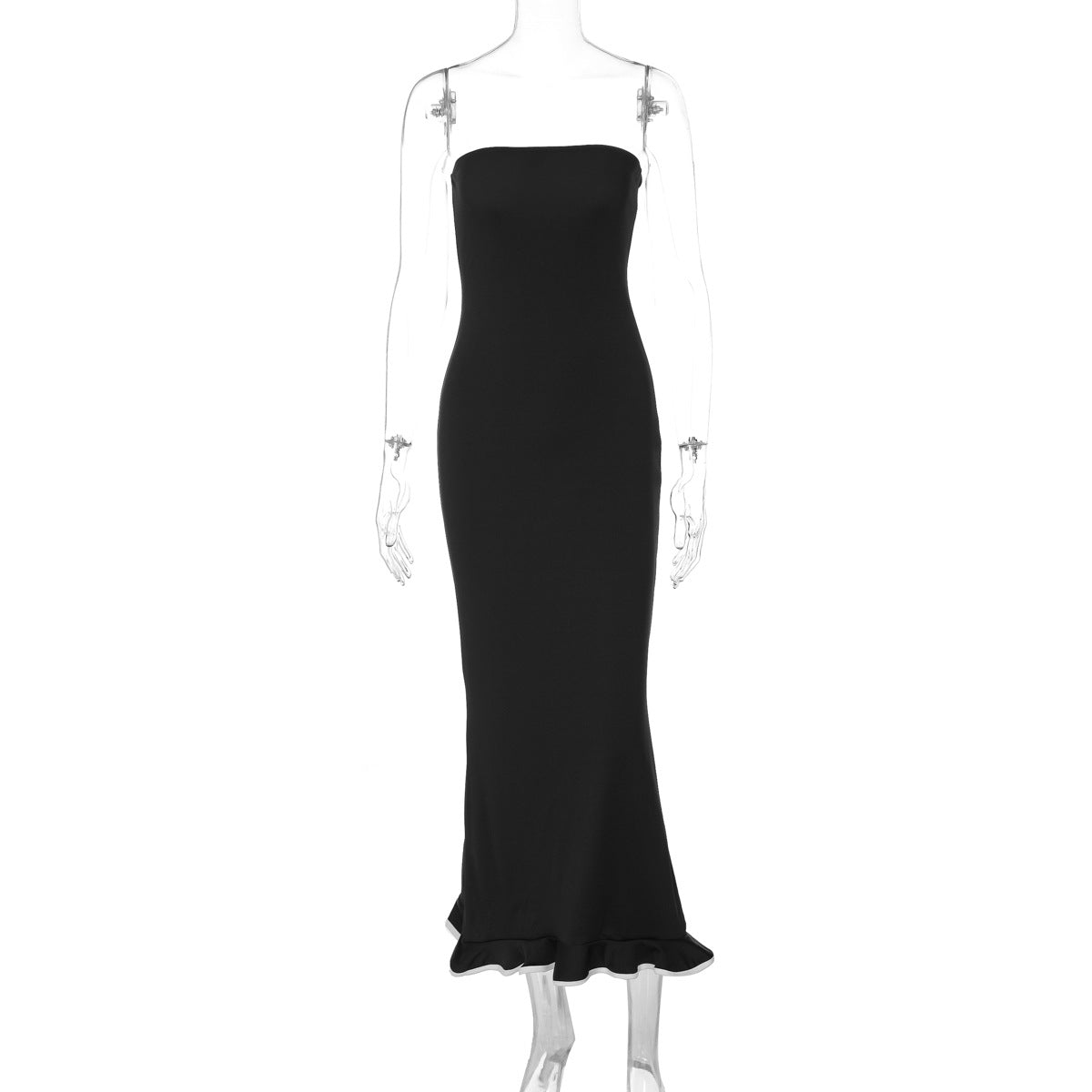Aluna Strapless Midi Dress
