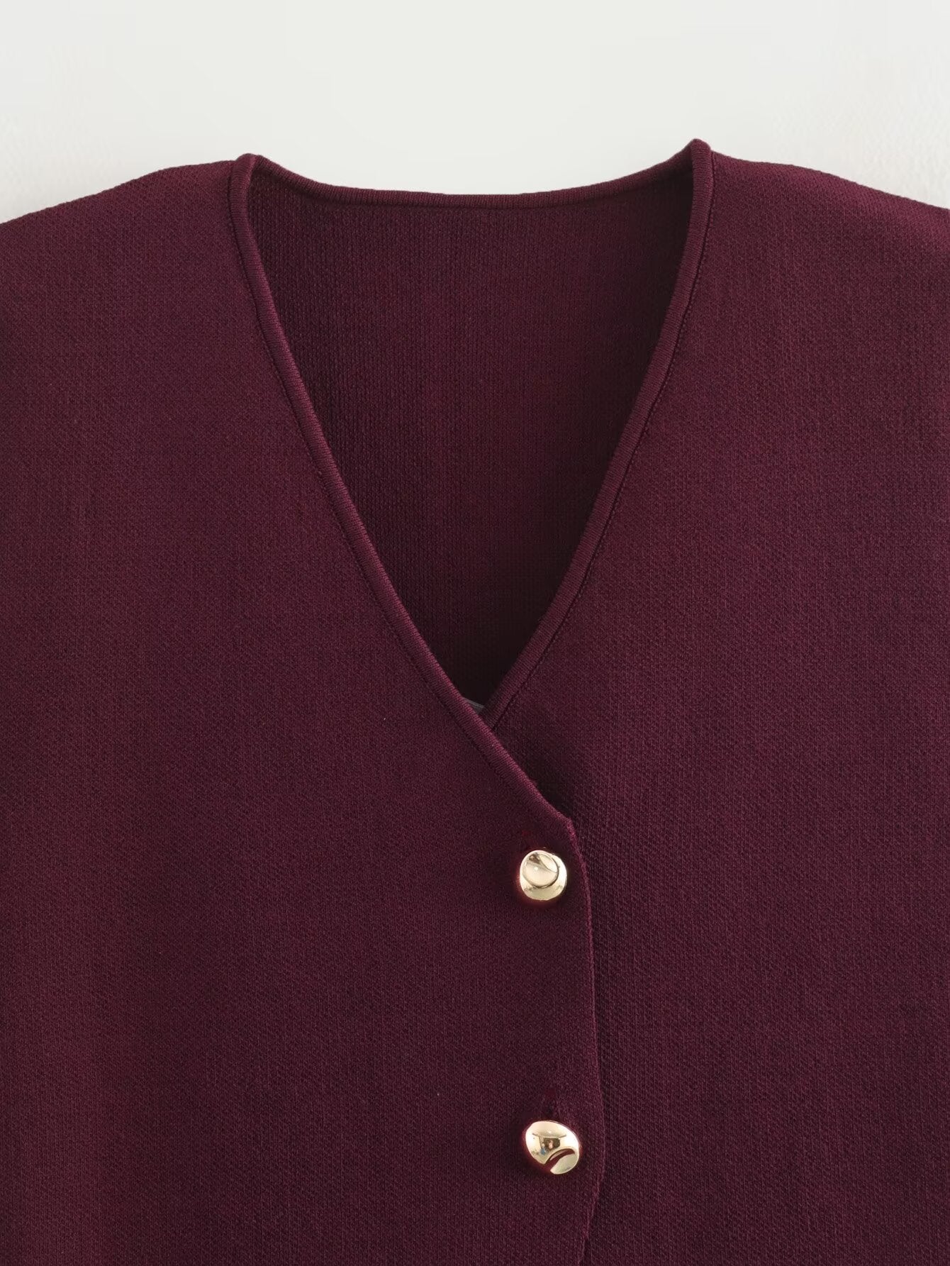 Saville Sculpted Button Vest