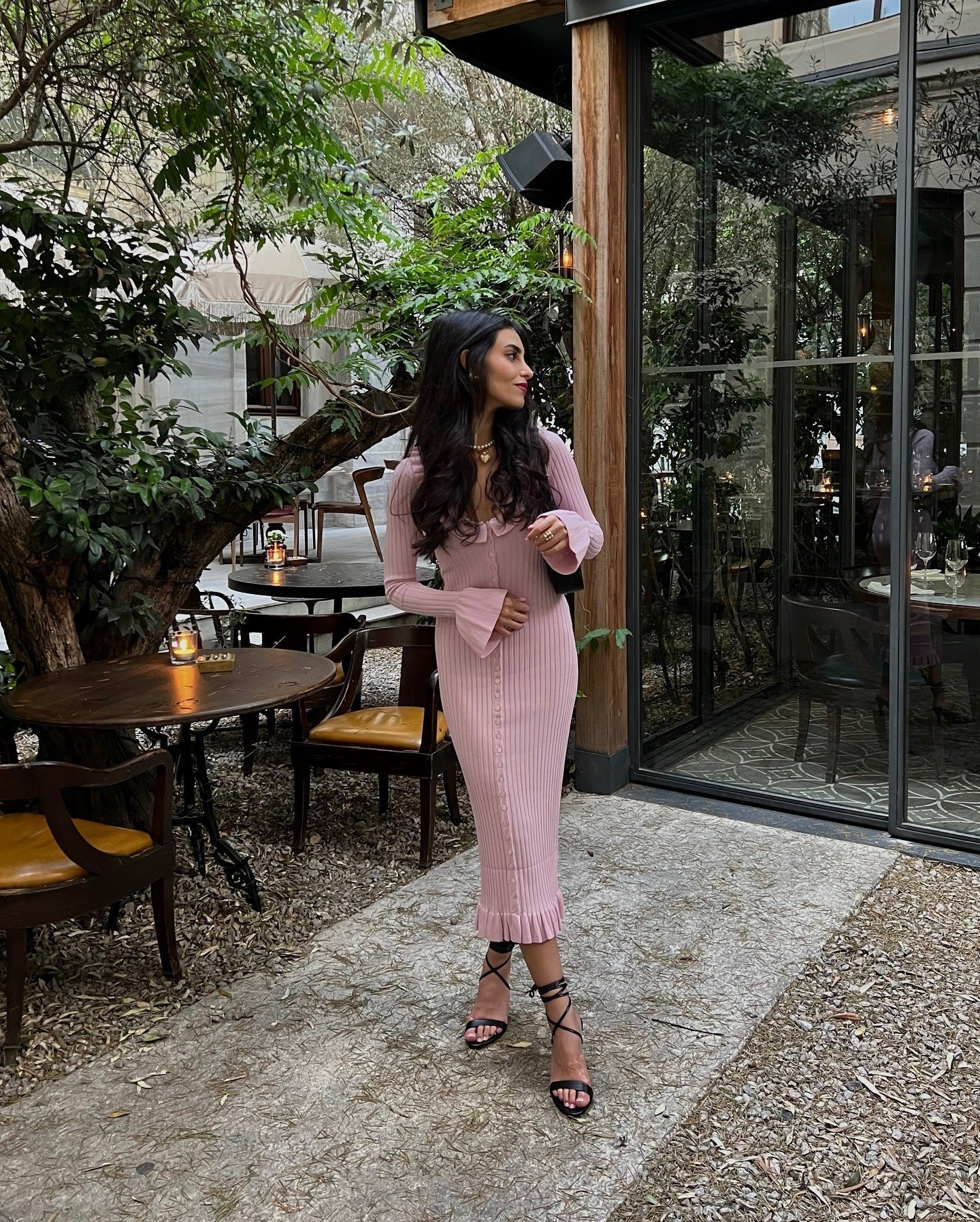 Luna Belle Knit Midi Dress