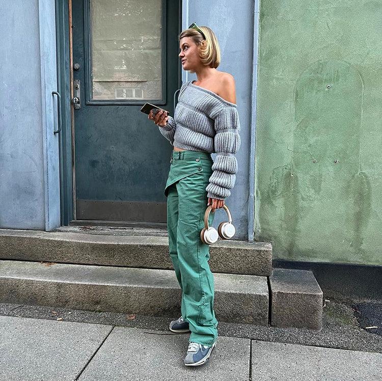 Noelle Off-Shoulder Knit Jumper