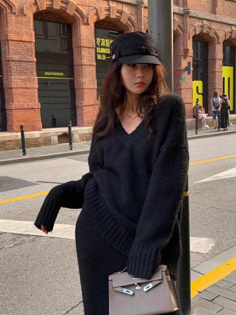 Noelle Soft Knit Sweater And Skirt Set