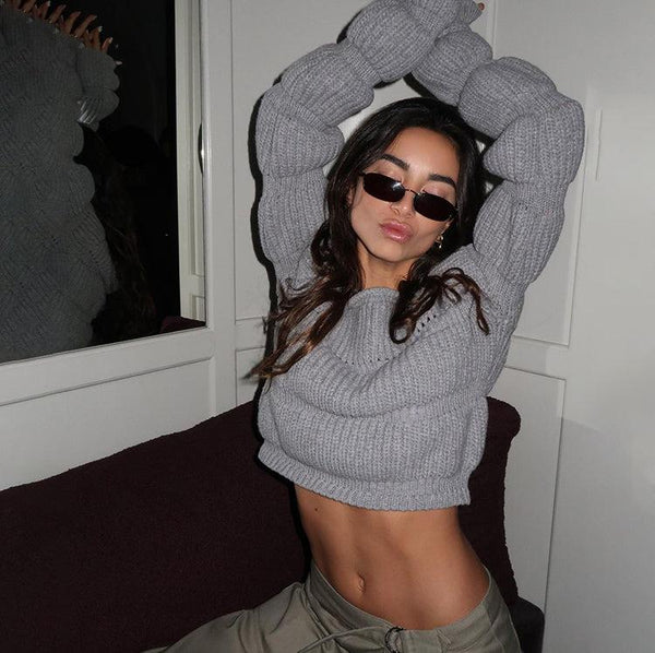 Noelle Off-Shoulder Knit Jumper