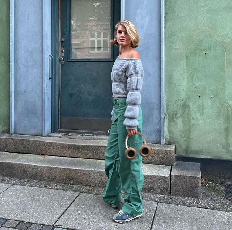 Noelle Off-Shoulder Knit Jumper