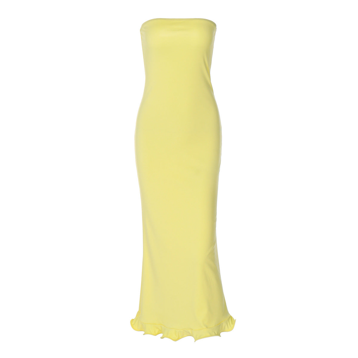 Aluna Strapless Midi Dress