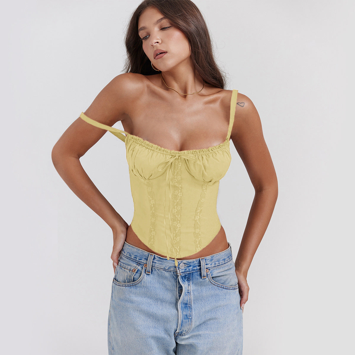 Espresso Lace Corset