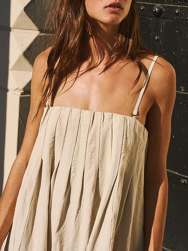 Sundown Air Pleated Maxi Dress